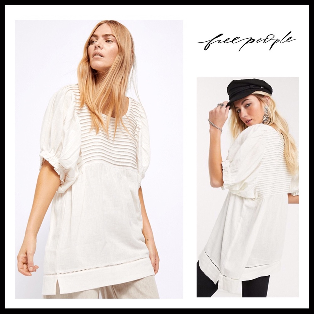 FREE PEOPLE BOHO TUNIC SUMMER MINI DRESS A2C - Picture 4 of 15